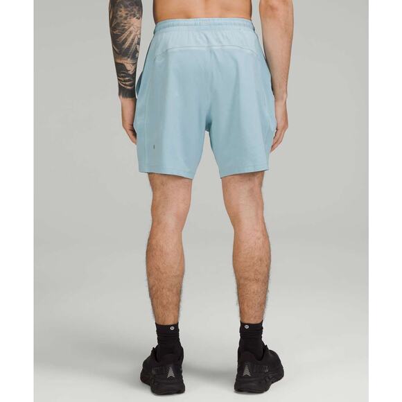 Lululemon Pace Breaker Shorts 7" Lined Breeze Light Blue - Picture 4 of 7